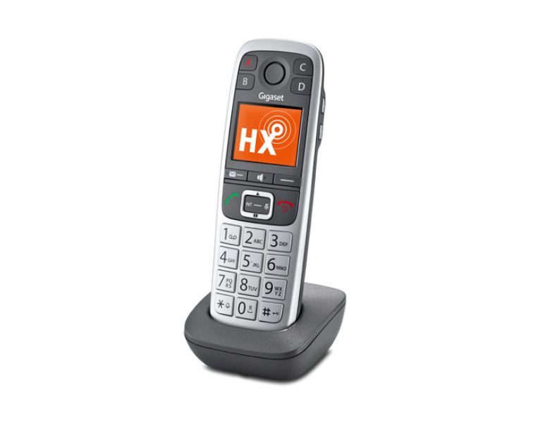 Gigaset E560HX Premium Großtastentelefon für alle Router mit DECT-Basis.
