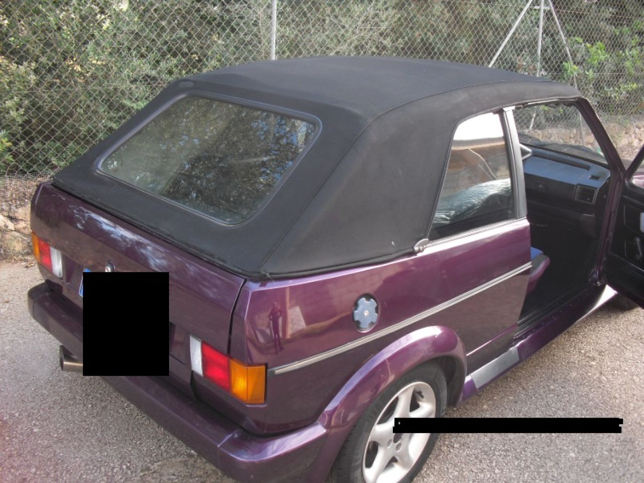 Golf 1 Cabrio special paint "Fire & Ice"
