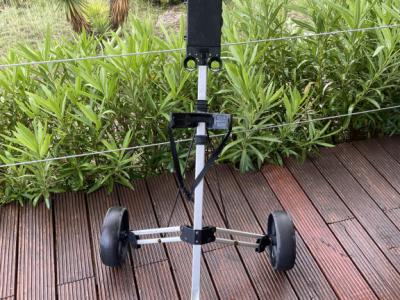 Golf Mallorca: Ziehtrolley Klapptrolley Trolley klappbar Alu