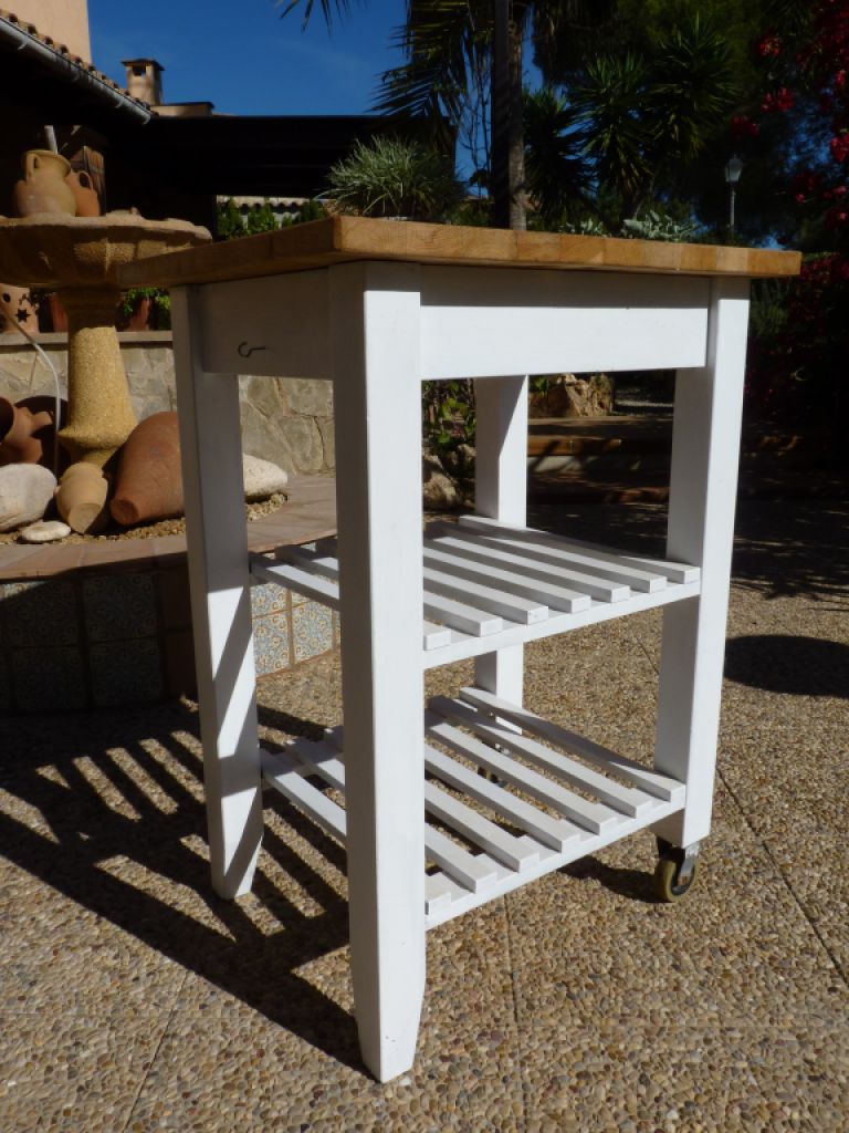 Grilltisch, Beistelltisch, Metzger Tisch