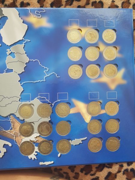 Große Euromünzsammlung in 4 Alben – 228 Münzen – Sammler