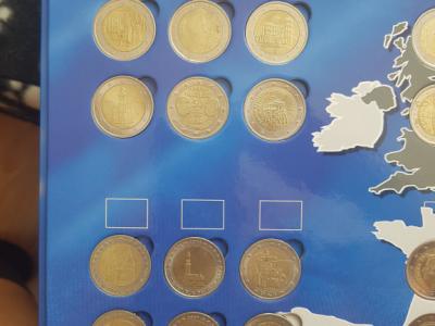 Große Euromünzsammlung in 4 Alben – 228 Münzen – Sammler