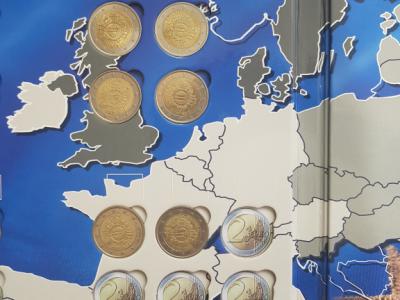 Große Euromünzsammlung in 4 Alben – 228 Münzen – Sammler