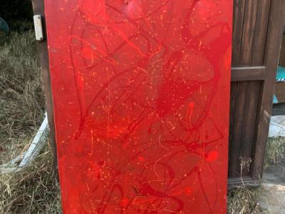 Large oil paintings by local artists