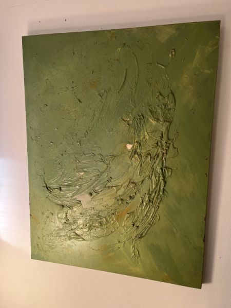 Large oil paintings by local artists