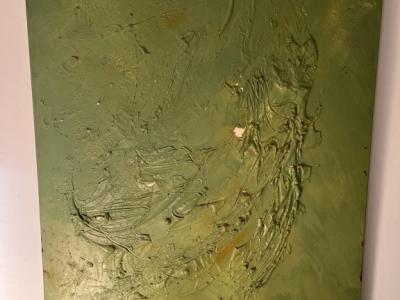 Large oil paintings by local artists