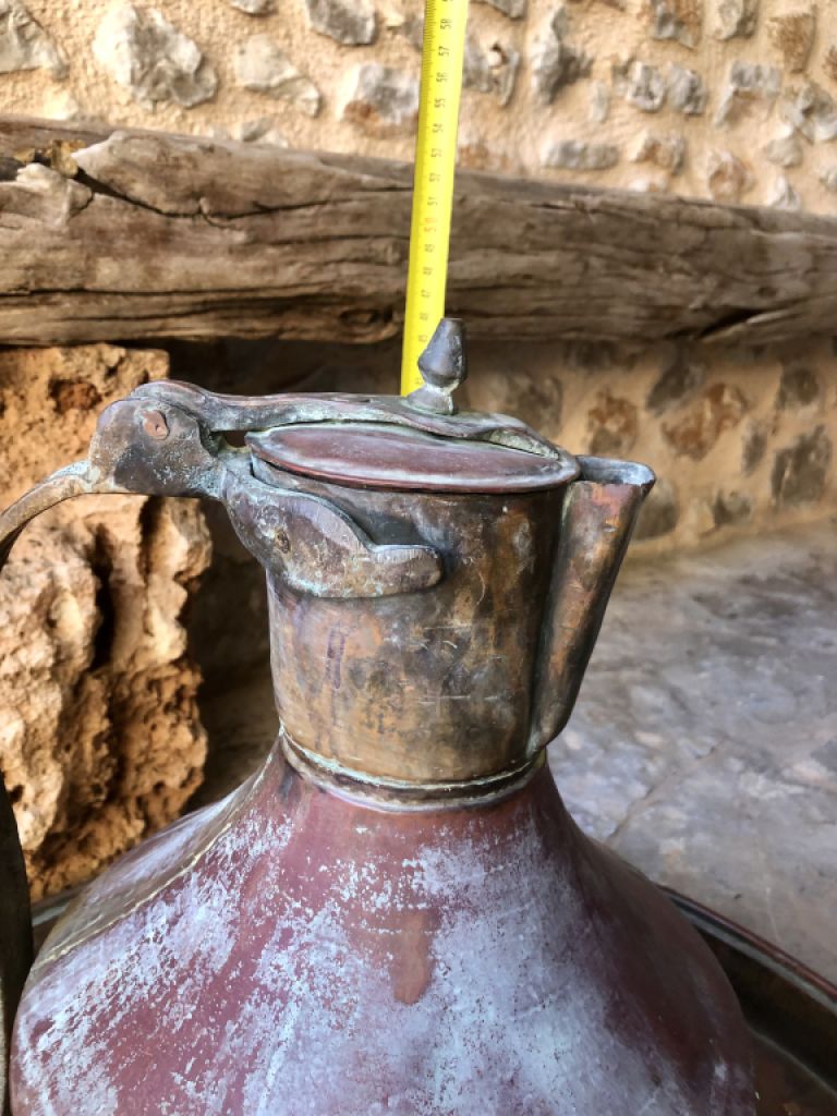 Große Teekanne aus Bronze