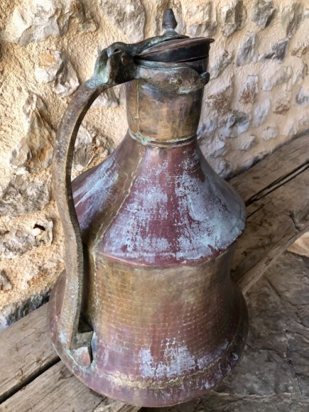 Große Teekanne aus Bronze