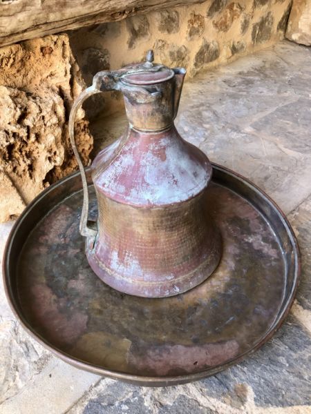 Große Teekanne aus Bronze