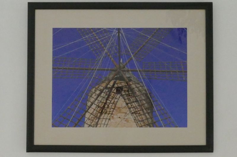 large art print poster mill Mallorca 100 x 80cm