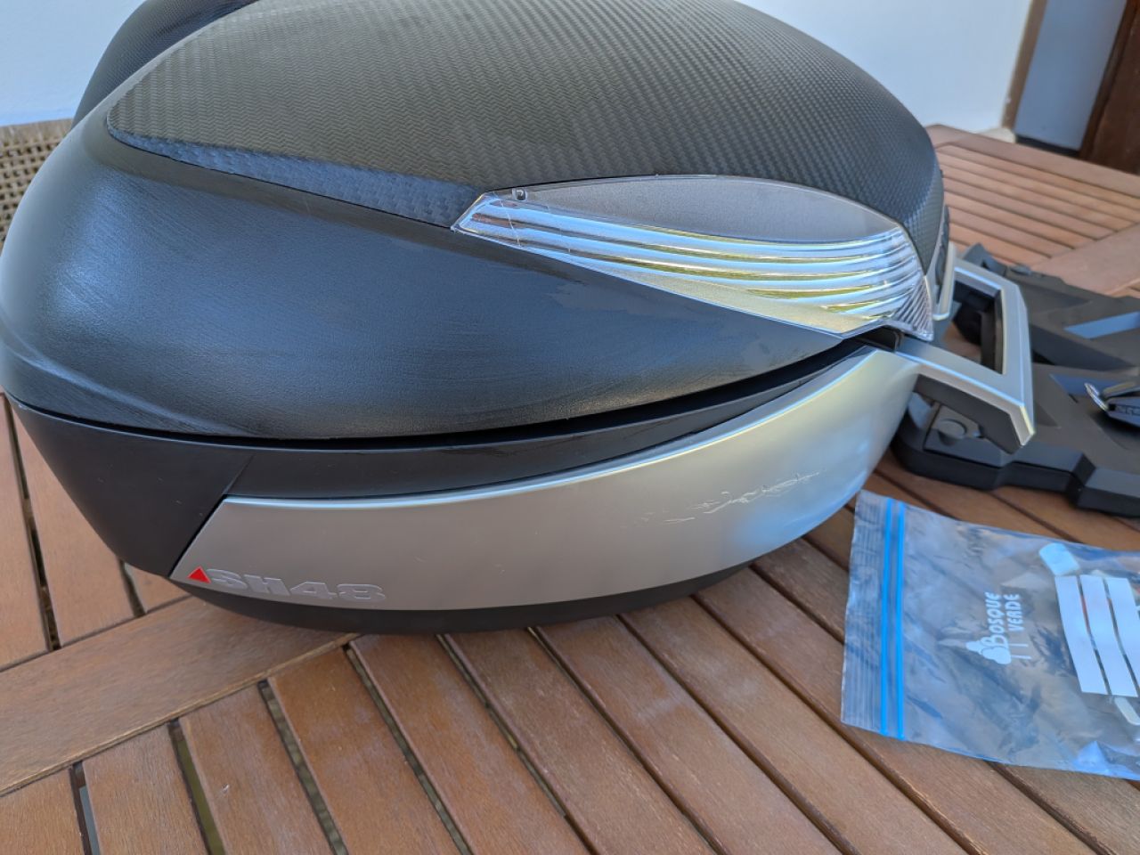 Großer SHAD Motorradkoffer 48 Liter