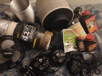 Grow tent incl. equipment