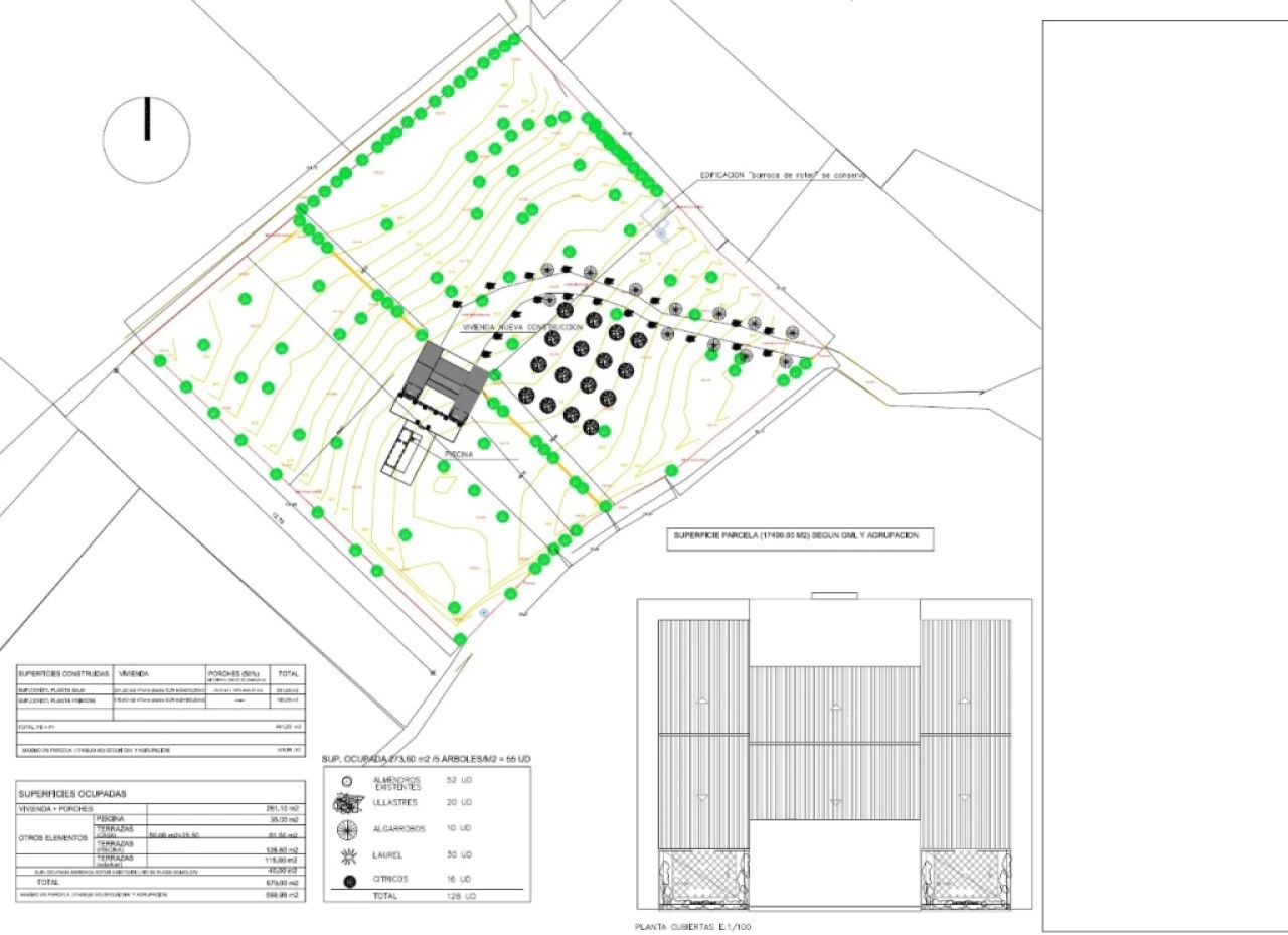 Plot with finca project in Ses Salines