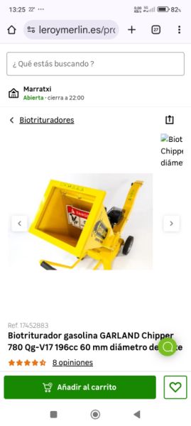 Wood chipper from Garland