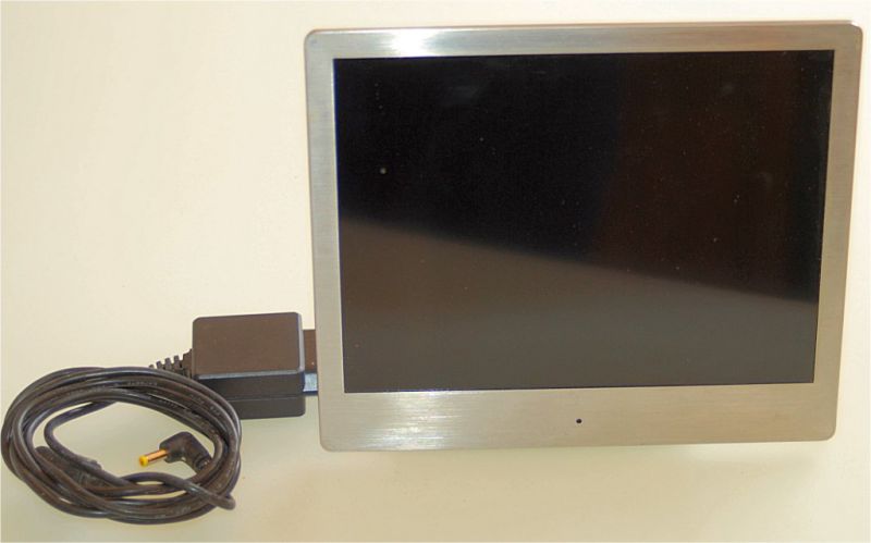 HAMA Digitaler Bilderrahmen 8SLB Slim Steel