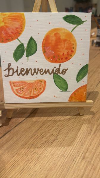 Handgemalte Willkommensbilder “Bienvenidos” – auf Bestellung