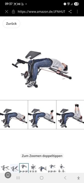 Hantelbank,Fitness-Station,Home-Gym,Kraftsport,wie Neu