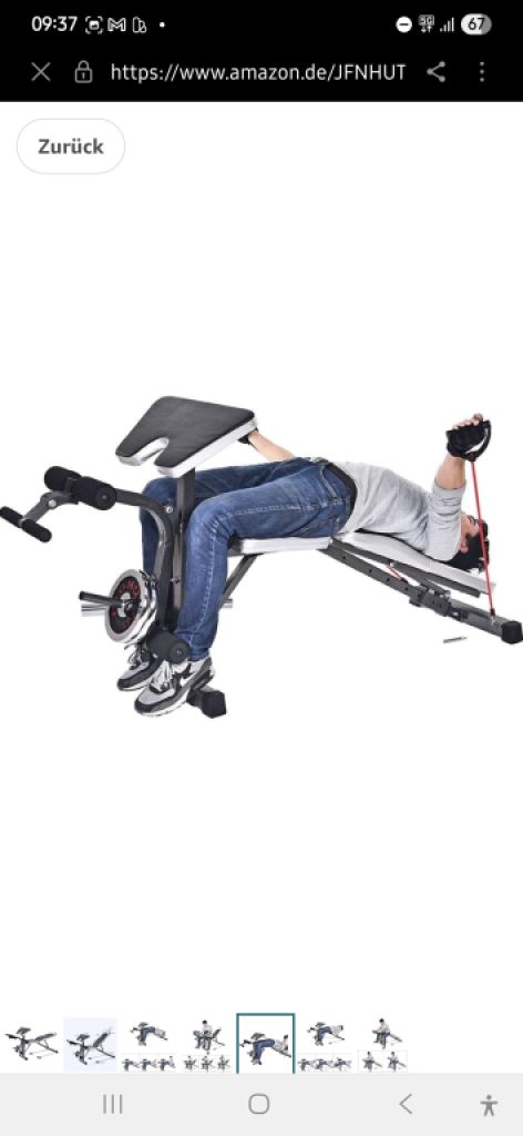 Hantelbank,Fitness-Station,Home-Gym,Kraftsport,wie Neu