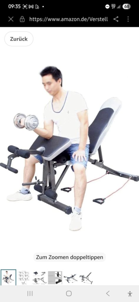 Hantelbank,Fitness-Station,Home-Gym,Kraftsport,wie Neu