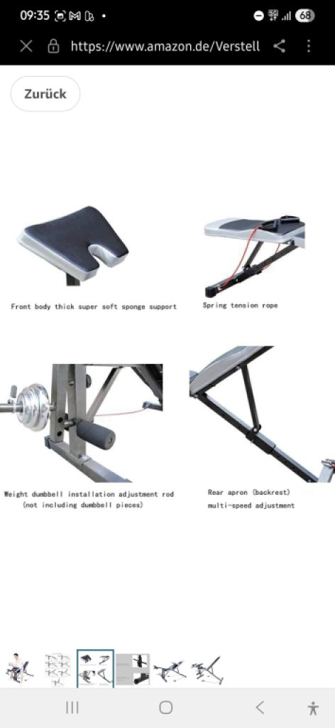 Hantelbank,Fitness-Station,Home-Gym,Kraftsport,wie Neu