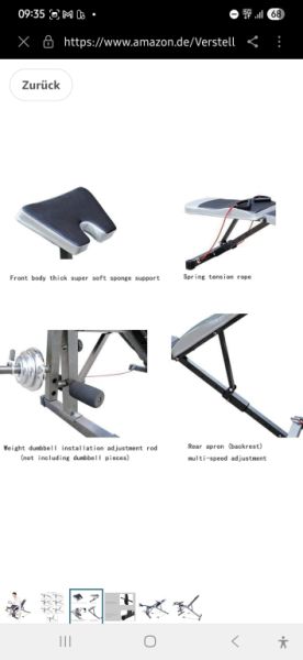 Hantelbank,Fitness-Station,Home-Gym,Kraftsport,wie Neu