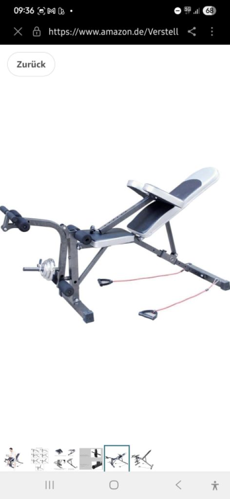 Hantelbank,Fitness-Station,Home-Gym,Kraftsport,wie Neu