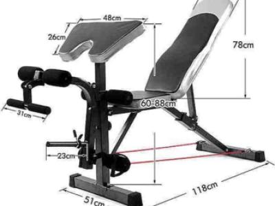 Hantelbank,Fitness-Station,Home-Gym,Kraftsport,wie Neu