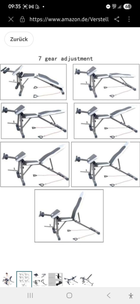 Hantelbank,Fitness-Station,Home-Gym,Kraftsport,wie Neu