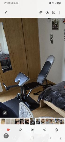 Hantelbank,Fitness-Station,Home-Gym,Kraftsport,wie Neu