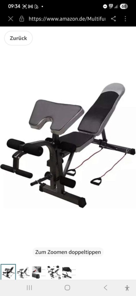 Hantelbank,Fitness-Station,Home-Gym,Kraftsport,wie Neu