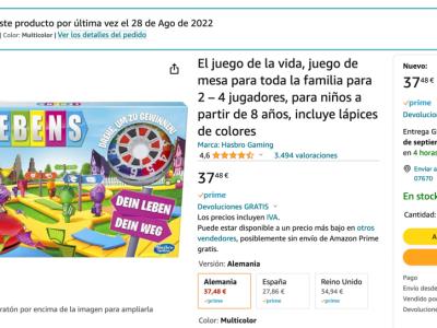 Hasbro - Das Spiel des Lebens, Brettspiel für die ganze Familie für 2 – 4 Spieler (Deutsch)