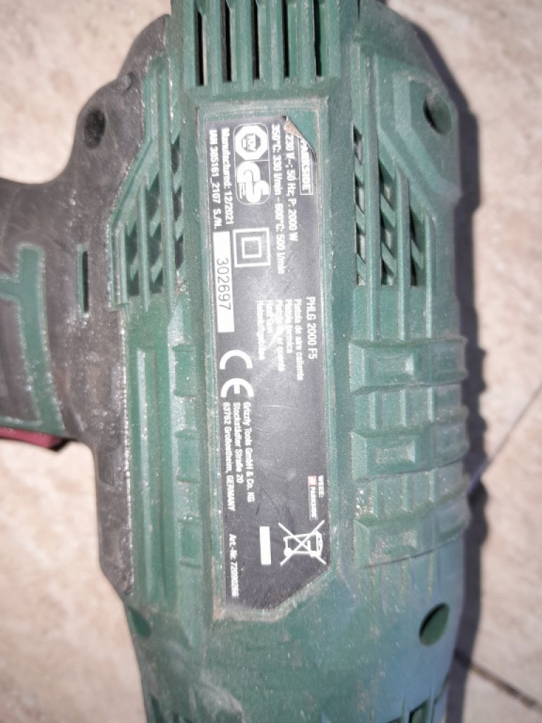 Heißluftfön von Parkside mit 3m Kabel