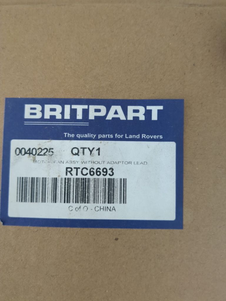 Heater fan Land Rover