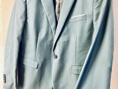 Herren-Sakko in XL (Größe 54) – blau / türkis