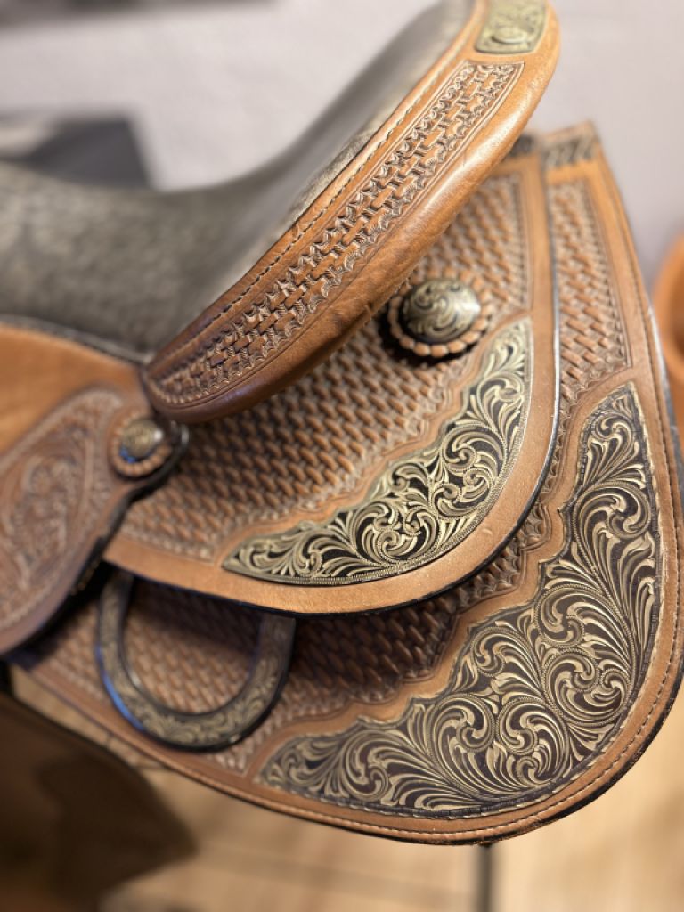 High-End Western-Sattel – Handgefertigt, Ausgezeichneter Zustand