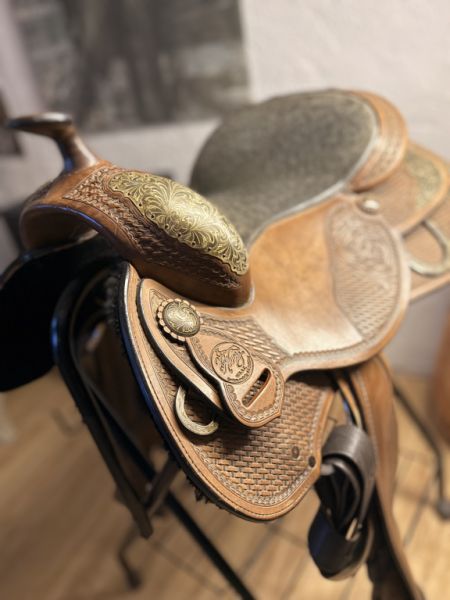 High-End Western-Sattel – Handgefertigt, Ausgezeichneter Zustand
