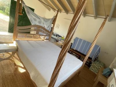 Canopy bed and matching sofa