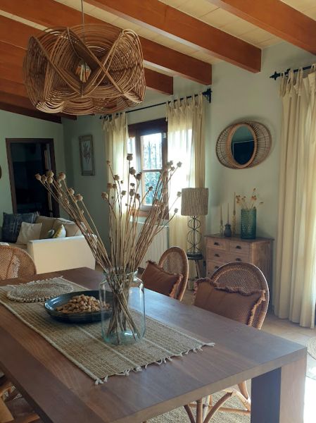 Hochwertiger Holztisch 200x100 + 5 Denzzo Korbstühle zu verkaufen TOP ZUSTAND