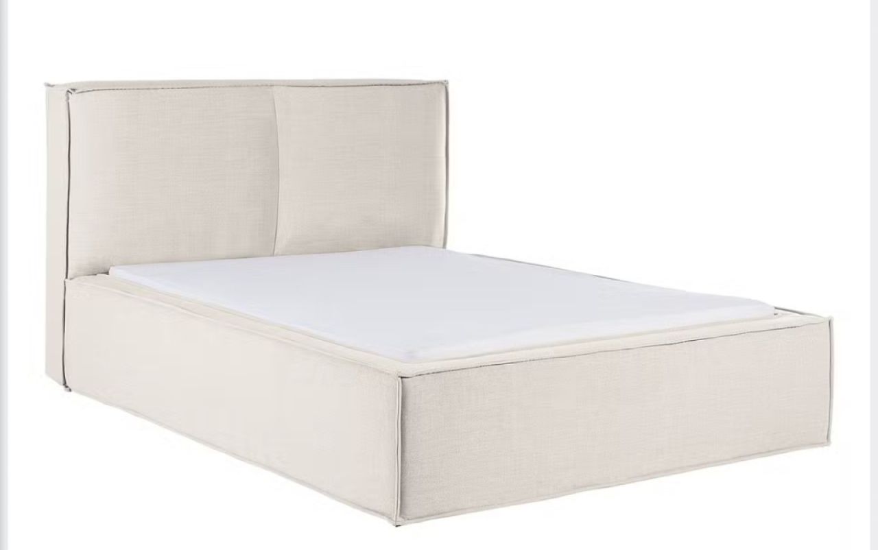 Hochwertiges Polsterbett (160 × 200 cm) inklusive Lattenrost