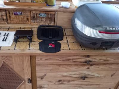 Honda 125 PCX Roller Scooter Gepäckträger Halterung und Topcase Motorcase  von SHAD