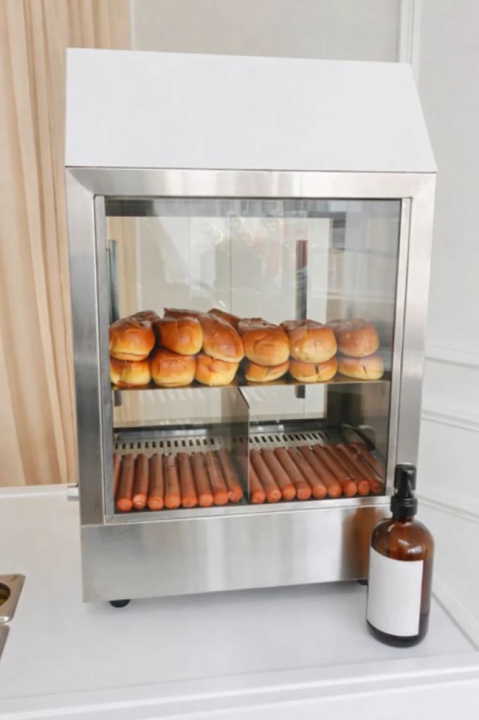 Carrito de perritos calientes para eventos