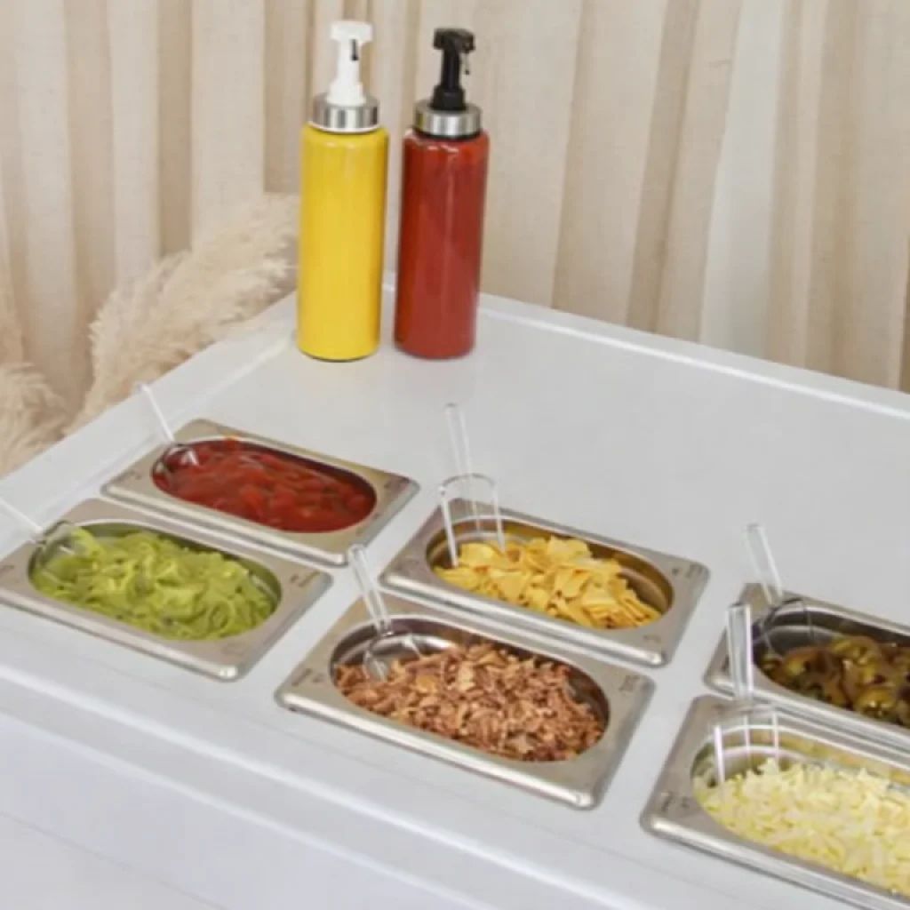 Carrito de perritos calientes para eventos