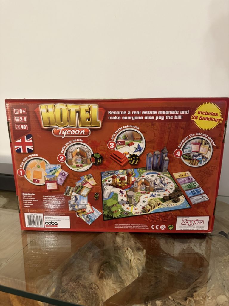 Hotel Tycoon | Family Game | Board Game | 2-4 players | From 8+ years | 45+ minutes | Awesome condit