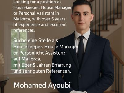 Housekeeper,Housemanager, Personal assistant