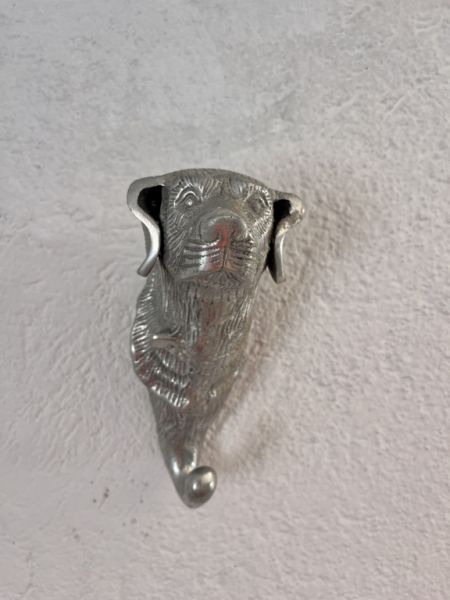 Hundeleine Aufhänger, Hund Silber