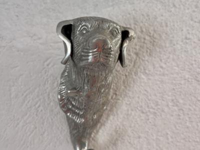 Hundeleine Aufhänger, Hund Silber