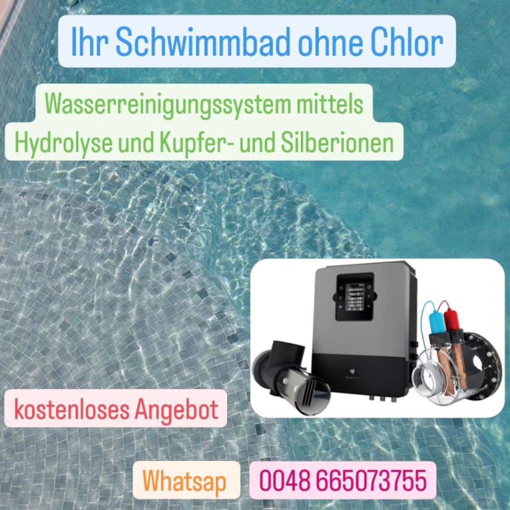 Your pool clean without chlorine