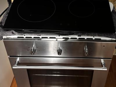 Ikea oven with ceramic hob and sink