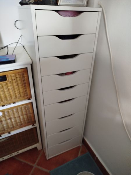 IKEA Kommode Serie ALEX mit 9 Schubladen weiß