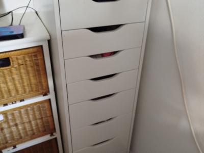 IKEA Kommode Serie ALEX mit 9 Schubladen weiß